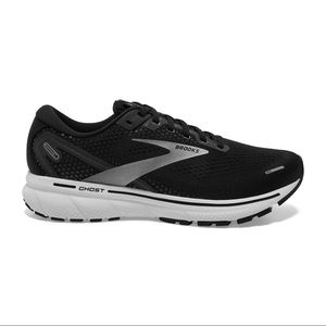 LIKE NEW BROOKS GHOST 14 RUNNING SHOE BLACK/WHITE/SILVER